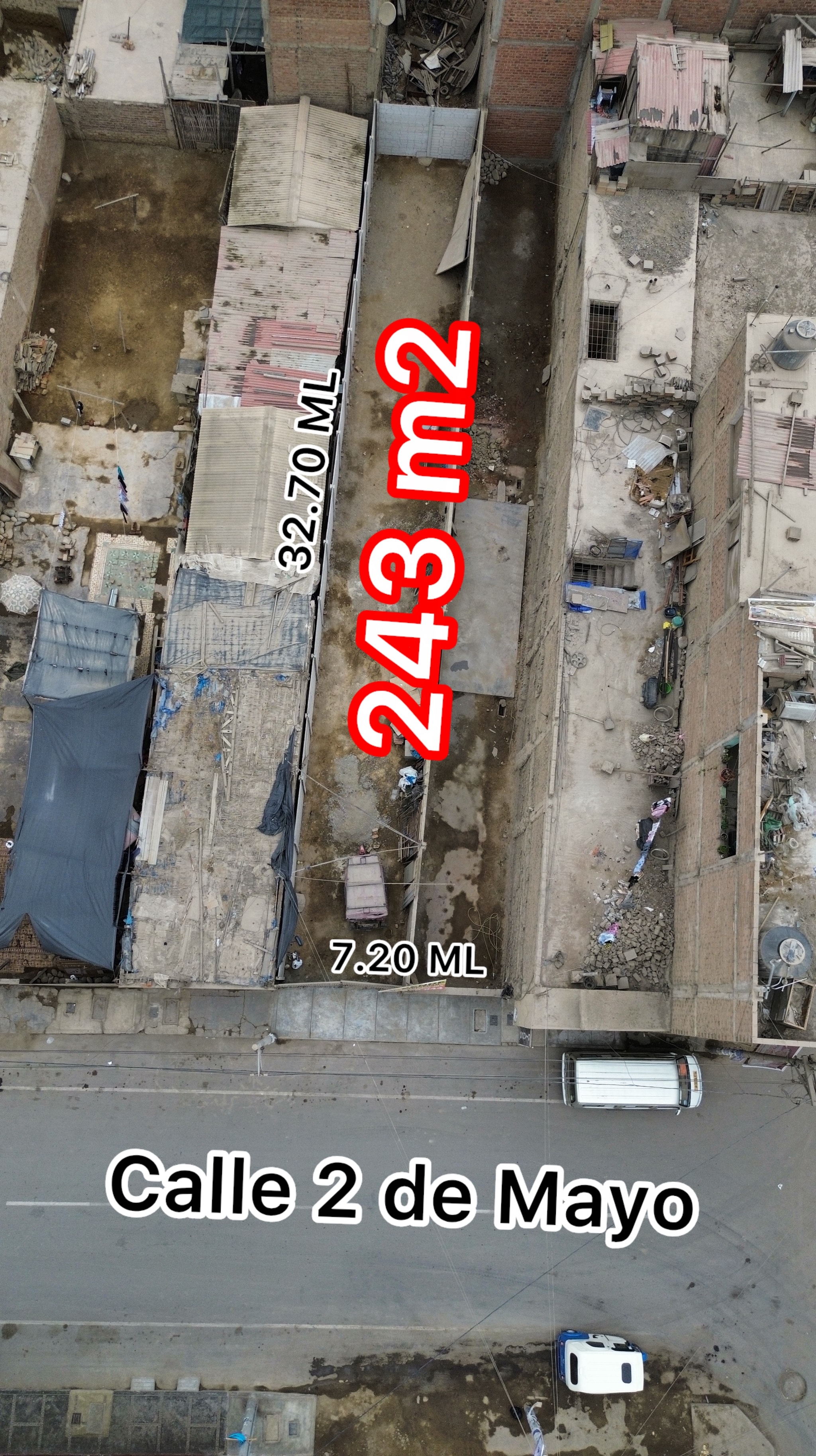 Terreno comercial en venta 243 m2 — foto 1