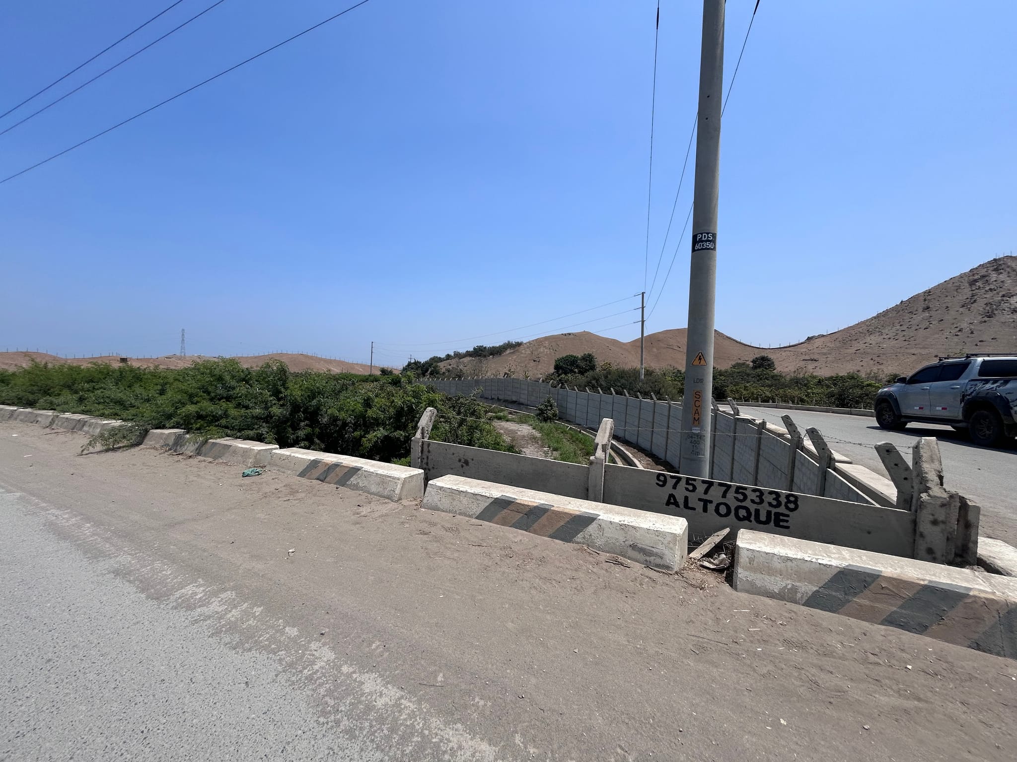Terreno de 4 has en carretera a lunahuana