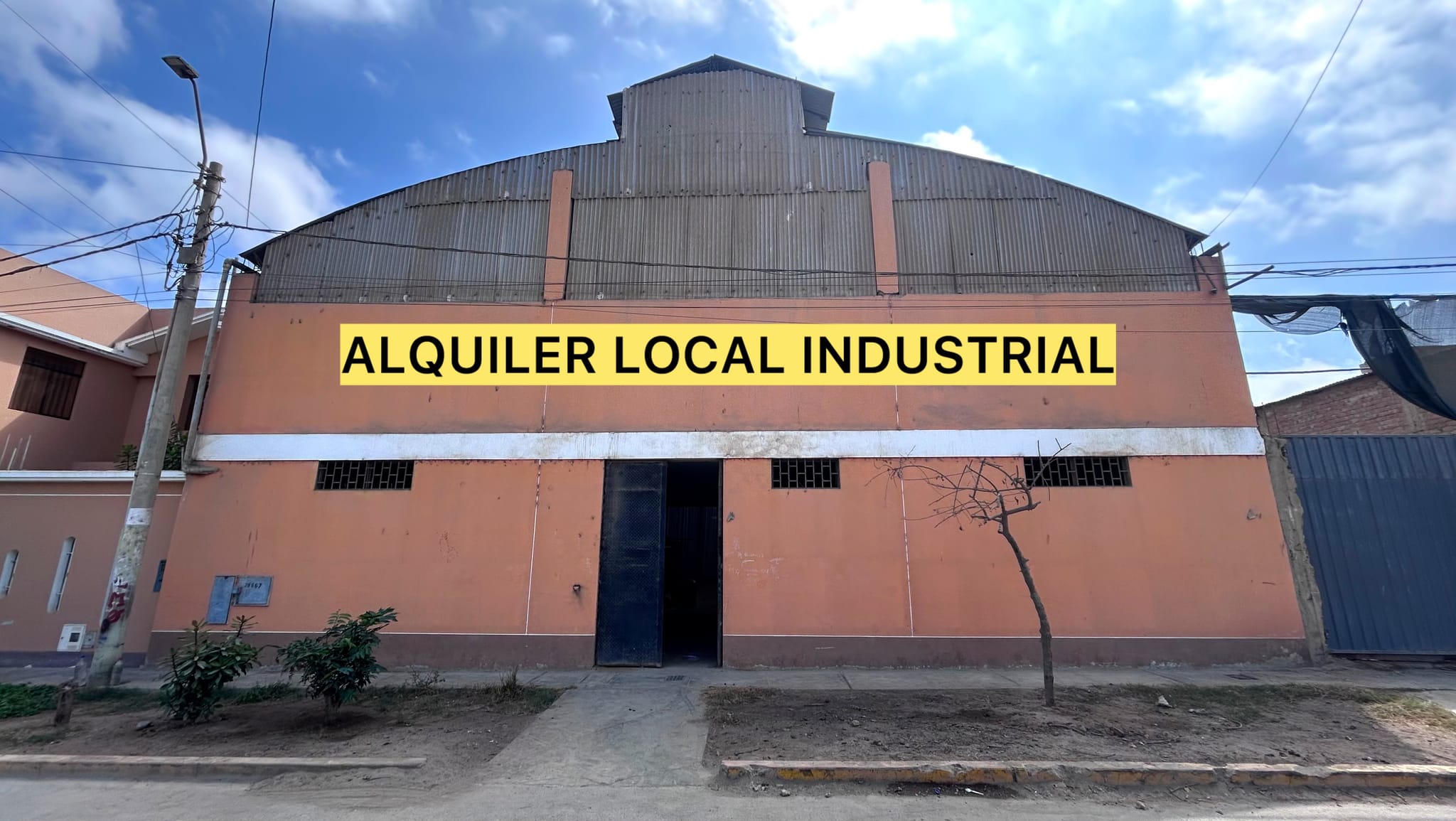 Alquiler local industrial